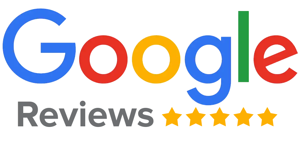 Google Reviews five-star rating badge for Reshape Landscaping, trusted landscapers in Lincoln, Gainsborough, Saxilby, and The Elms Torksey.